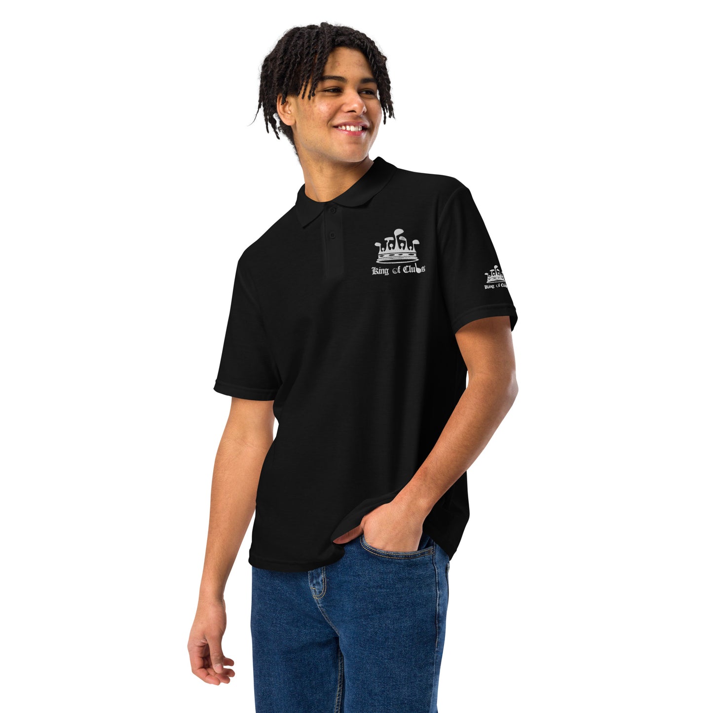 KING OF CLUBS Unisex pique polo shirt